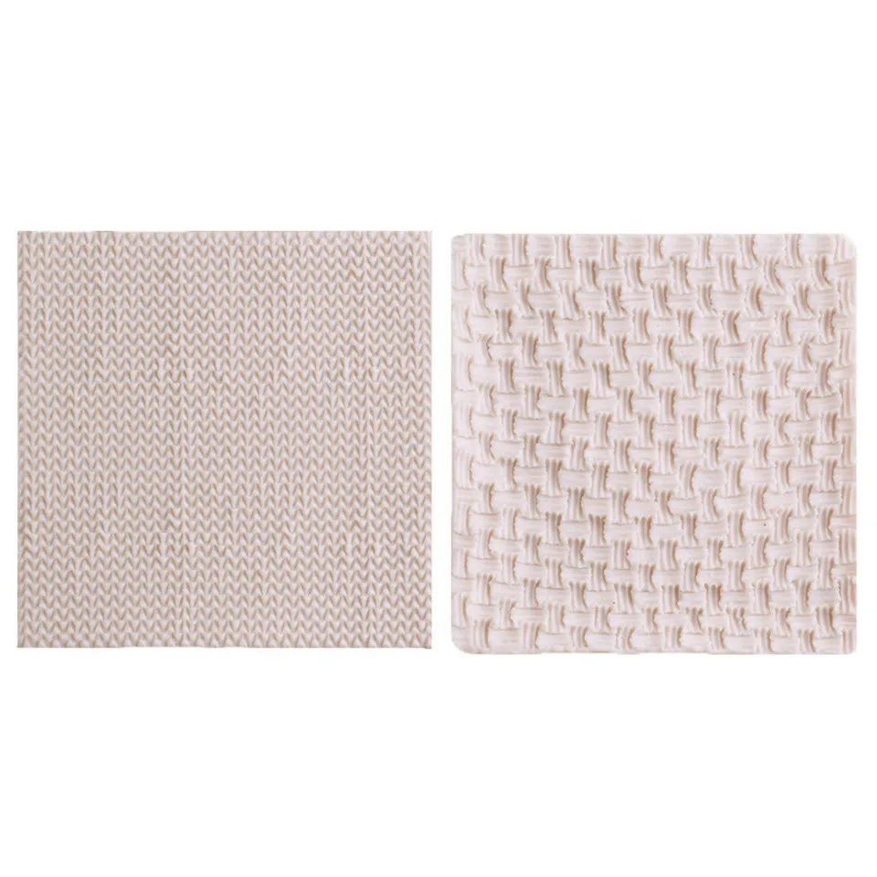 1 шт. свитер ткань текстура вязания силиконовая форма помадка торт украшение кружева коврик инструмент шоколадная глина Конфета из смолы формы