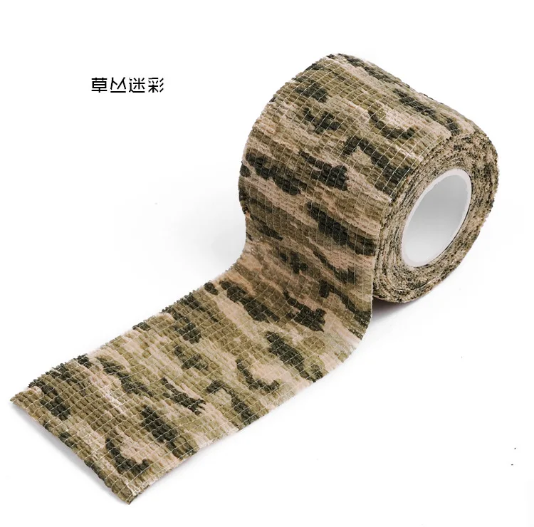 green Открытый EDC тактический страйкбол бушкрафт армейский камуфляж Стелс лента лагерь Охота Рыбалка водонепроницаемый защитный чехол - Цвет: green