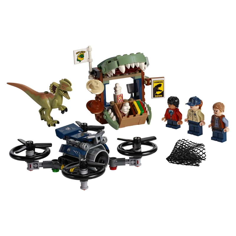 Коллекция 75938 года, конструктор из фильма «Мир Юрского периода», динозавр Т. Рекс против динозавра-меха, строительные блоки, кирпичи, игрушки, Рождественский подарок для детей