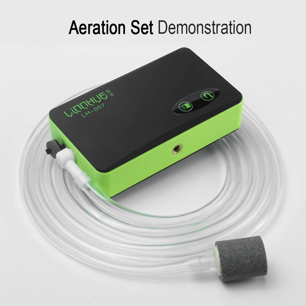 Plastic Mini Oxygenated Aerator USB Rechargeable Battery for Pumping Water Absorber Machine Water Pump Fishing Tools