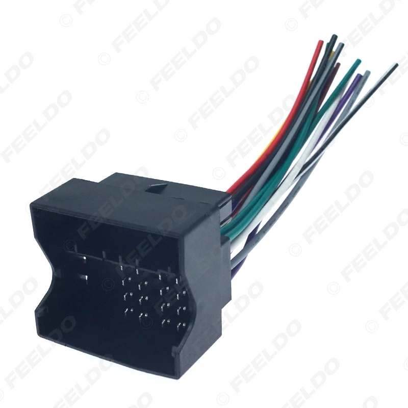 FEELDO 5 шт. стерео жгут проводов для Audi/BWM/Volkswagen/Mini/Dodge/установка Aftermarket стерео# FD-3033