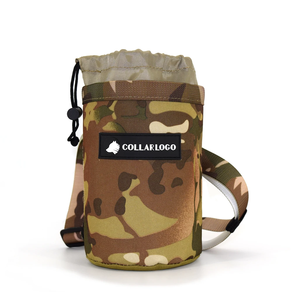 New Design Waterproof Camouflage Oxford Fabric Pet Dog Treat Training Pouch Bag Waist Shoulder Strap For Sport Training Walk
