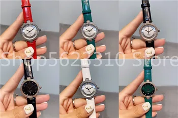 

Fashion Sun Pattern constellation Watch Quartz Wristwatch Sapphire Number Date clock Genuine leather Calendar Dial watch 32mm