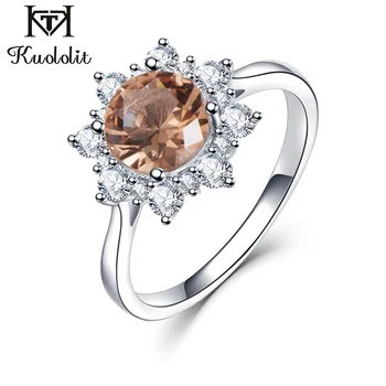 

Kuololit Zultanite Gemstone Ring for Women Solid 925 Sterling Silver Created Color Change Snow Size 10 Ring Gifts Fine Jewelry