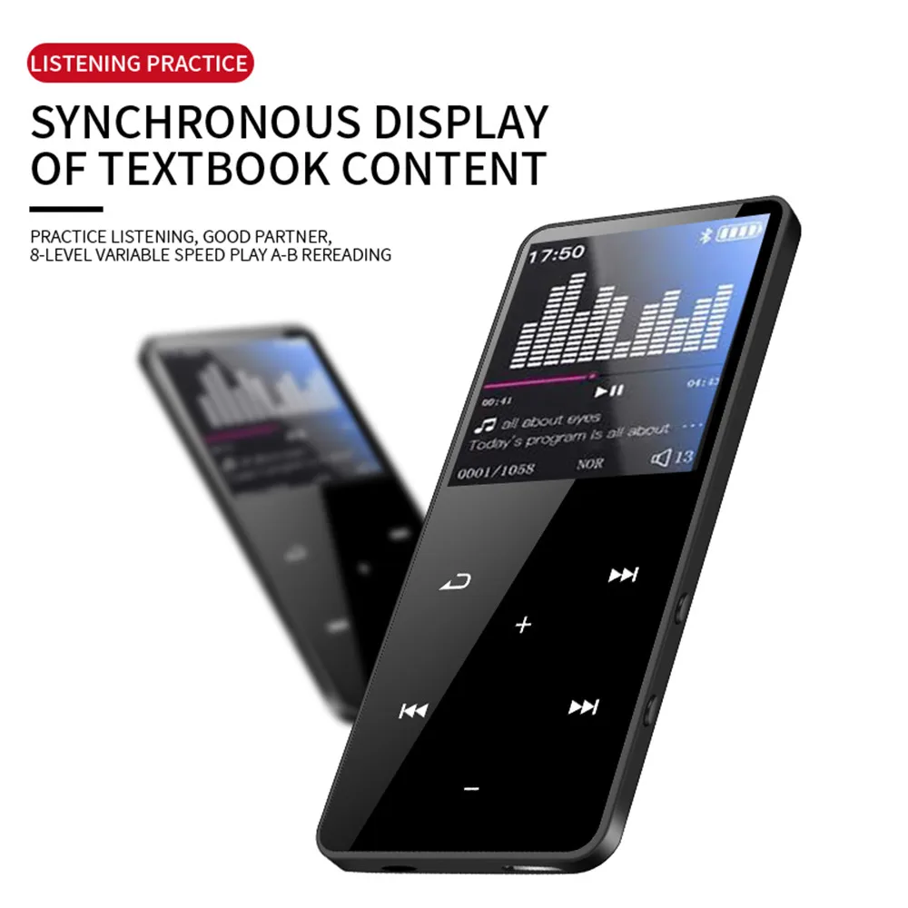 

Mp4 Player Bluetooth Mp3 Mp4 Music Player Portable Mp4 Media Slim With 1.8 Inch Touch Keys Fm Radio Video Hifi Mp4 8/16gb