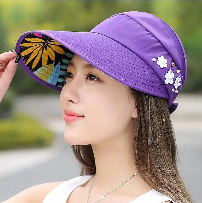 11 Летние женские шляпы Chapeu Feminino, пляжные шляпы от солнца для женщин, новые модные наружные козырьки, Панама, Женская кепка, шляпа от солнца - Цвет: 11