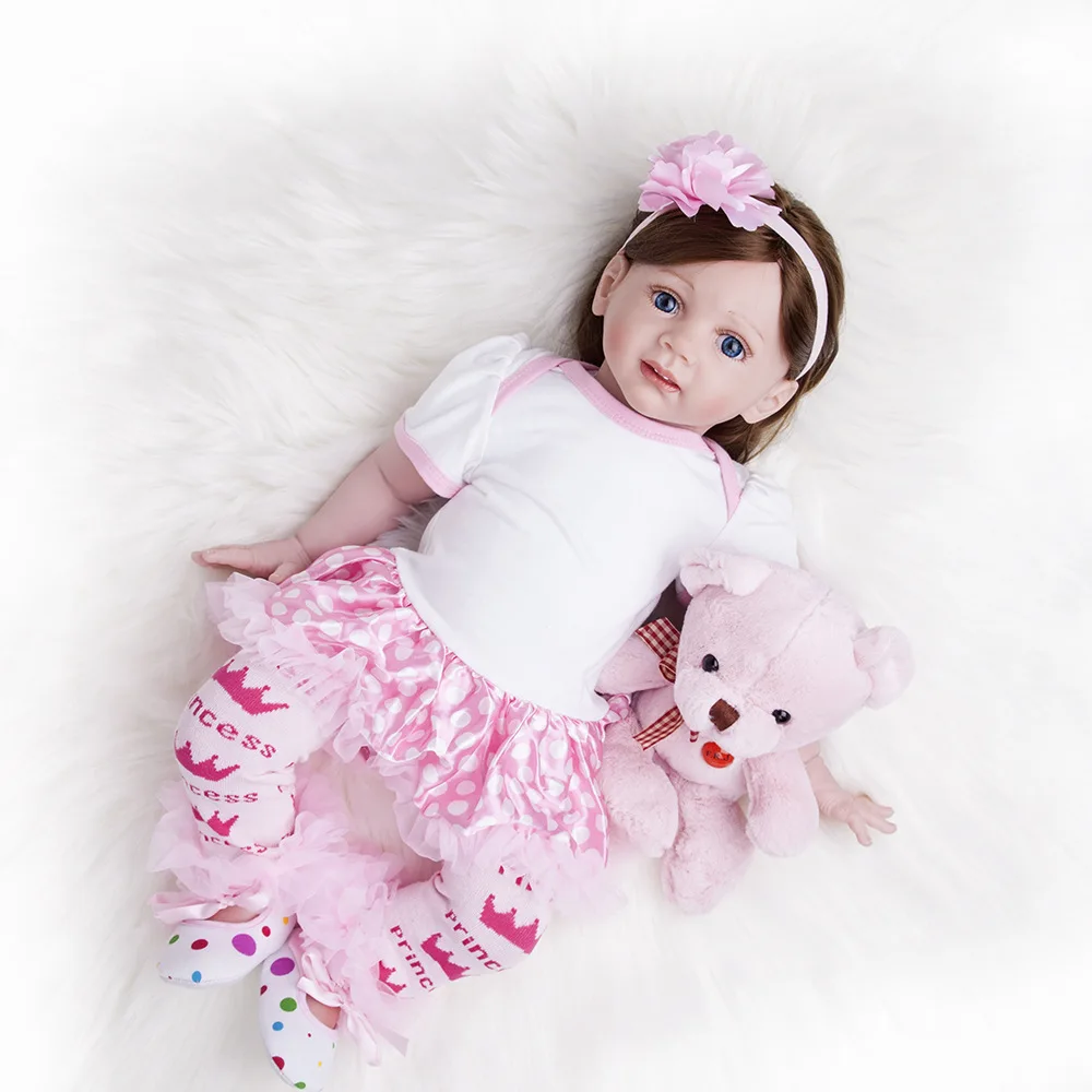 

60 Centimeter Model Infant Hot Sales Simulated Doll Clothing Model Silica Gel Reborn Baby Doll