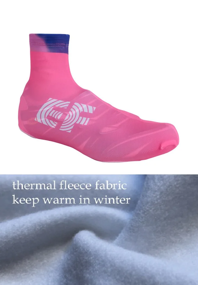 

WINTER FLEECE THERMAL 2019 EF EDUCATION FIRST PRO TEAM NEW ONE PAIR CYCLING SHOE COVER MTB ROAD BICYCLE SHOECOVERS SIZE S-3XL