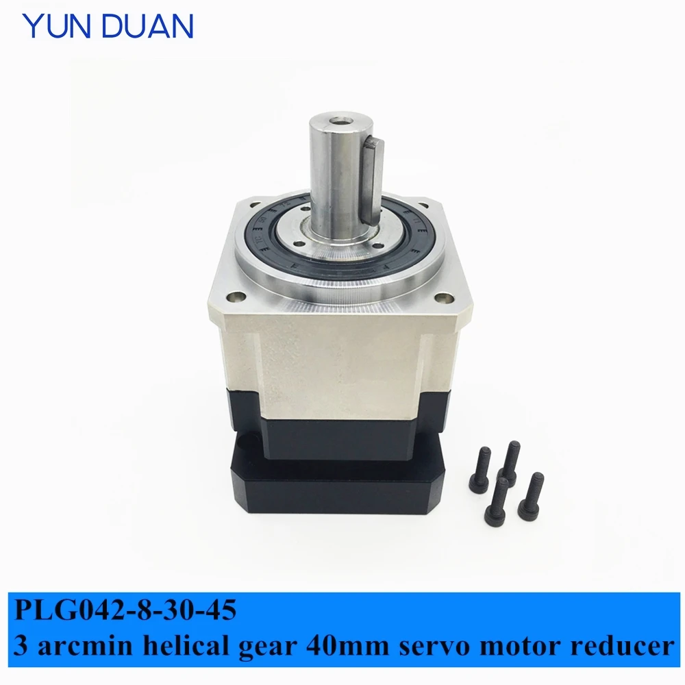 

High precision 3 arcmin 40mm servo motor reducer High torque helical gear reducer 390n axial force,8000rpm servo gearbox