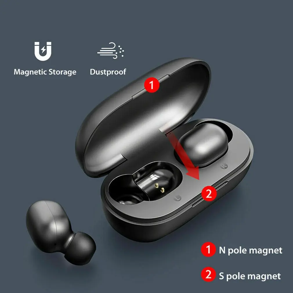 GT1 TWS отпечатков пальцев сенсорные Bluetooth наушники, HD стерео беспроводные наушники, шумоподавление игровая гарнитура