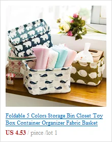 Large capacity modern home Waterproof Canvas Sheets Laundry Clothes Laundry Toy Basket Storage Basket Folding Storage Box 9 30