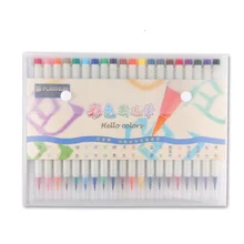 Платина многоразового Цветная кисть Ручка 20 цветов Набор CF-350CC