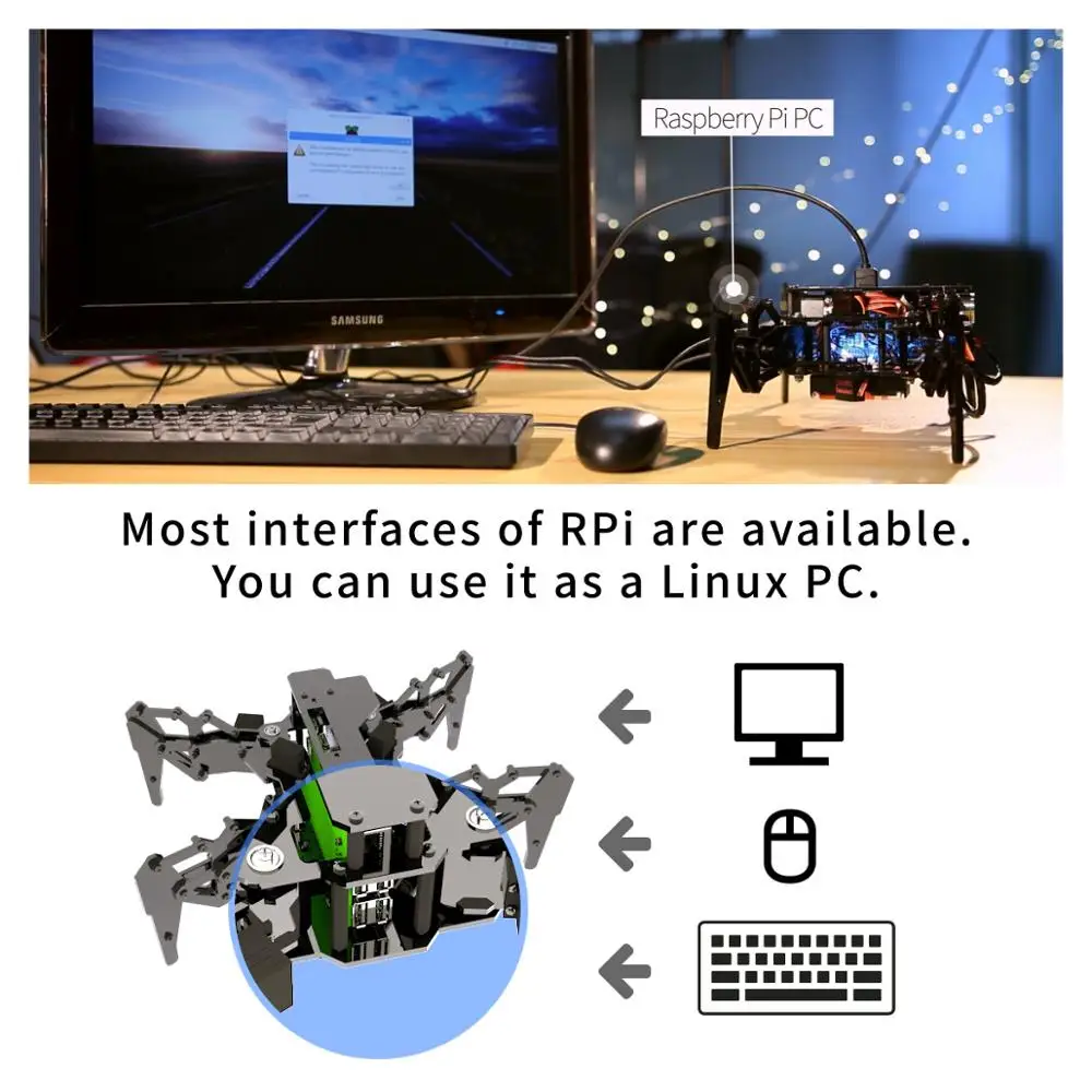 adeept spider robot