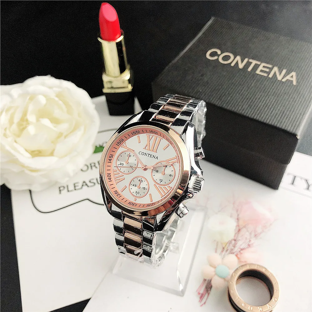 Montre Femme Rose Gold Silver Golden 