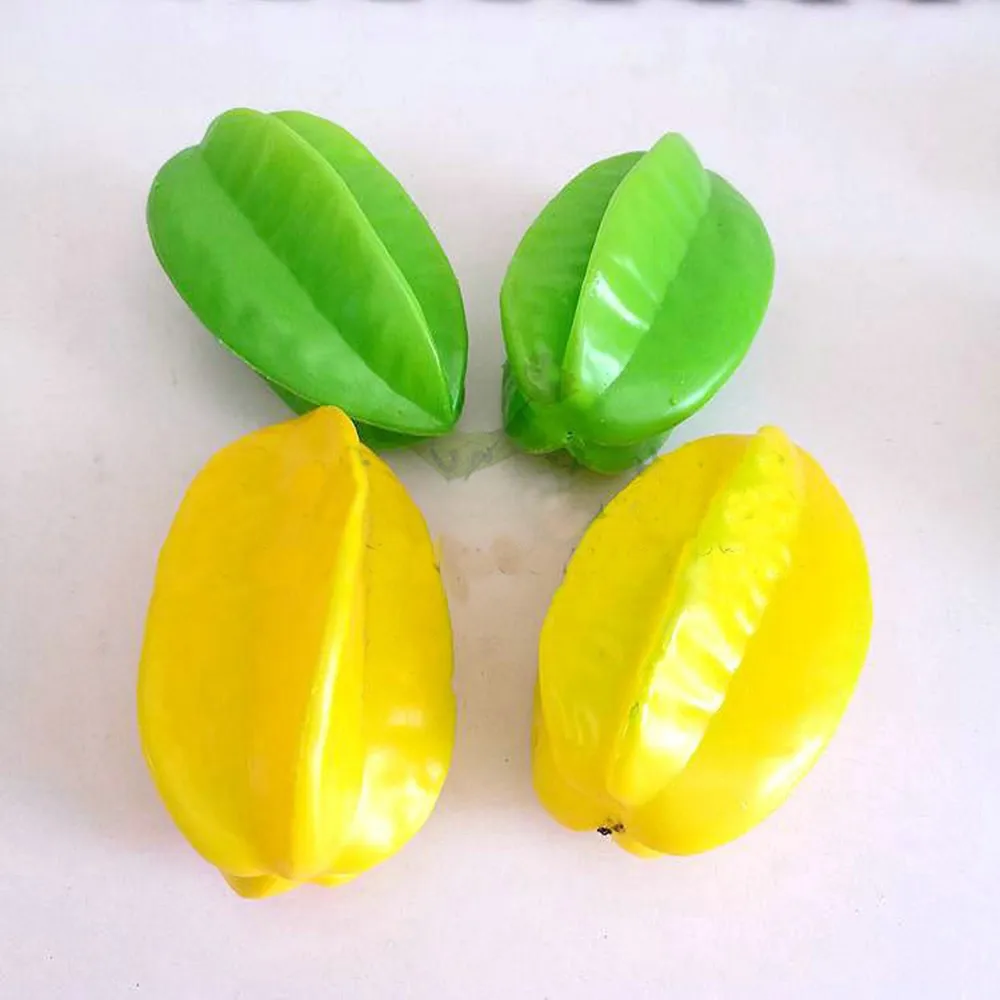 

Hot 1PC Simulation Fruit Carambola Foam Model Decoration Ornaments Photography Props Home Decoration Window Display Furnishings