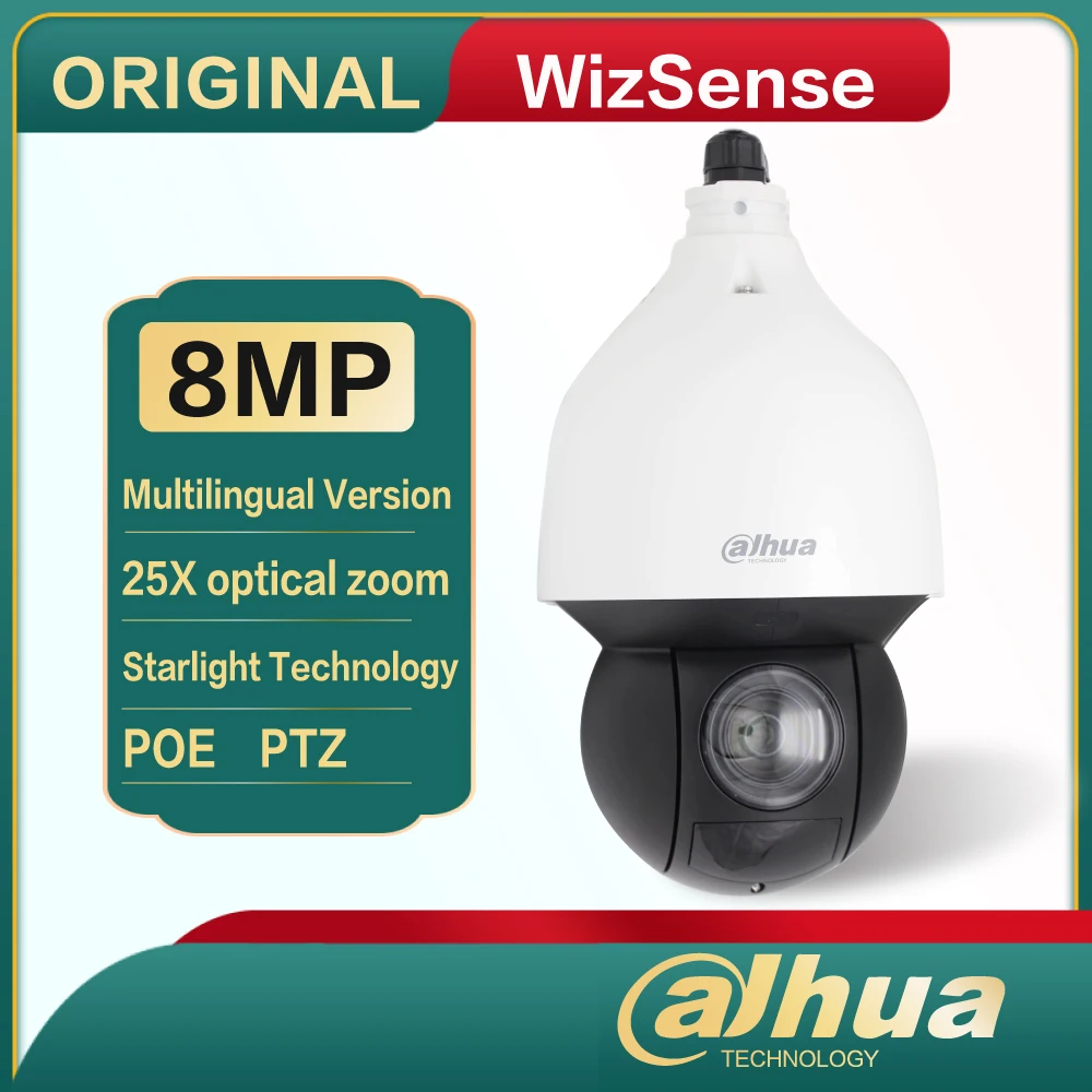 DH-SD5A825-HNR-YA сетевой видеорегистратор Dahua PTZ Камера 8MP 25x оптический зум PoE + звездного