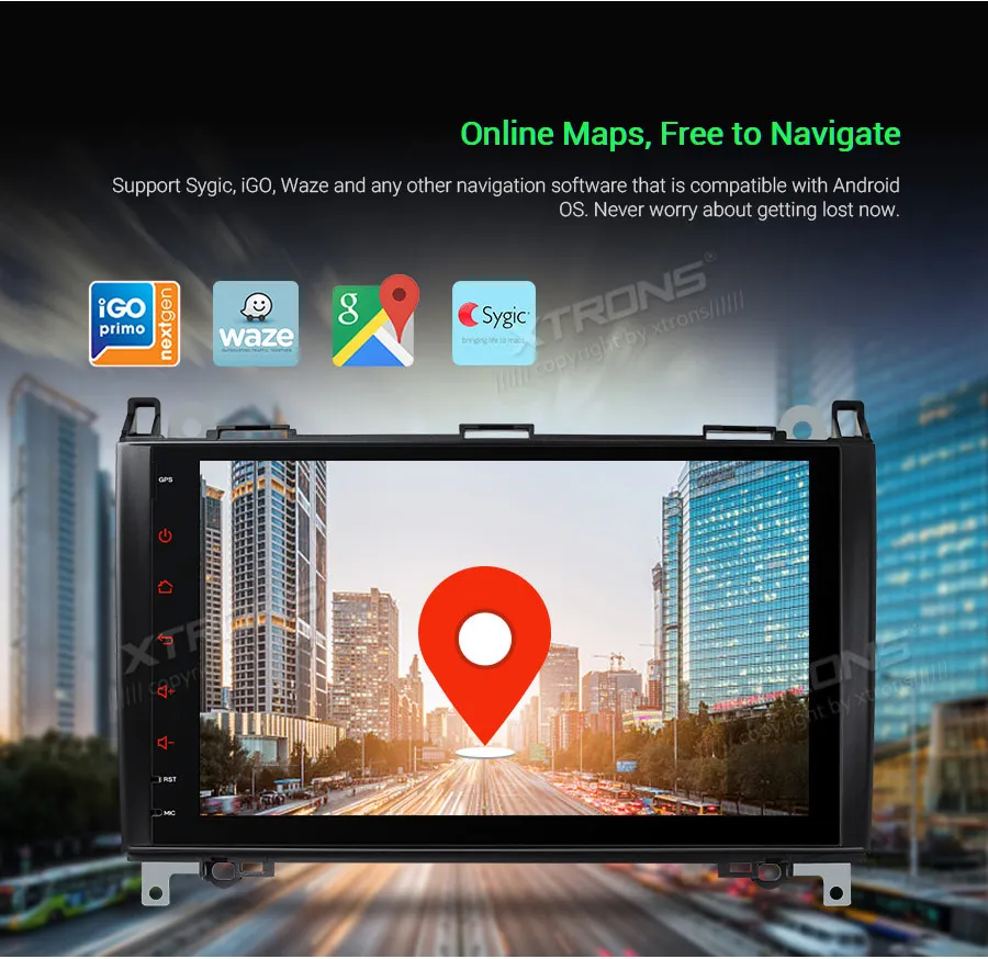 Perfect XTRONS 9"Android 9.0 Octa Core 4GB RAM 64GB ROM Car Multimedia GPS System for Mercedes Benz W245 W169 Viano & Vito W639 NO DVD 14