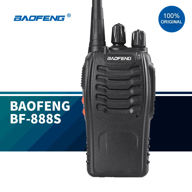

2020 BaoFeng BF 888S Walkie Talkie Professional Portable Handheld Transreceiver Radio Equipment BAOFENG Two-way Ham Radios