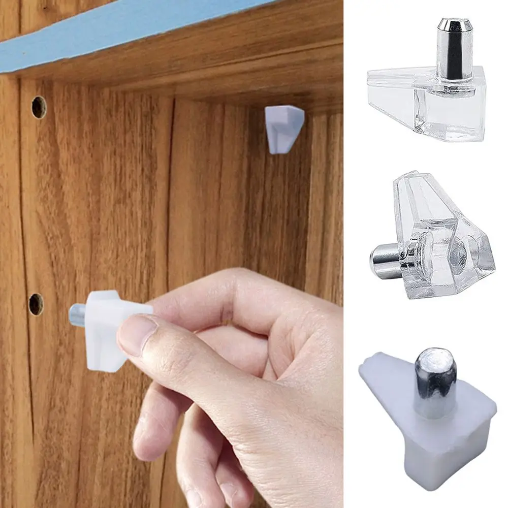 30 Clavijas De Soporte De Metal Para Estantes Con Funda Antideslizante