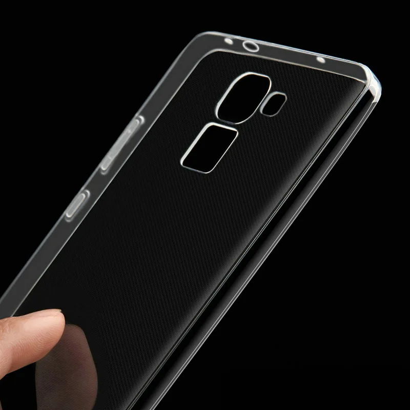 Прозрачный For Huawei Honor 7 Case Transparent Crystal Clear Silicone Soft Cover For Huawei Honor7 PLK-AL10 PLK-L01 5.2 inch - Цвет: Прозрачный