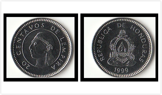 Honduras 20 centimes America coins Decor New original coin UNC Commemorative edition 100% real | Дом и сад