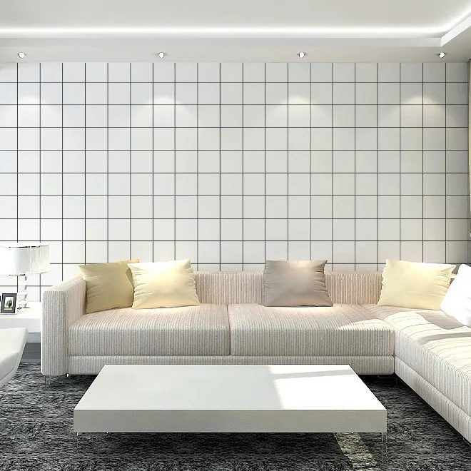 

Retro European style 3D wall paper Black White Gum TV background living room wallpaper literary wallpapers self adhesive vinyl