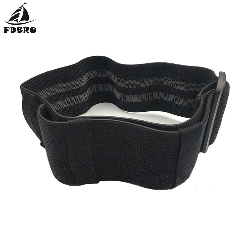 Черный FDBRO упражнения ноги бедра ягодица прикладом приседания полосы Нескользящие дизайн Эспандеры Фитнес Круг бедра Эспандер для ног - Цвет: Черный