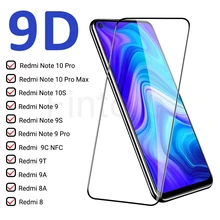 

9D Protection Glass For Xiaomi Redmi 9 9A 9C 9T 8A 7A Tempered Screen Protector Redmi Note 7 8 8T 9S 9 10 Pro Max 10S Glass Film