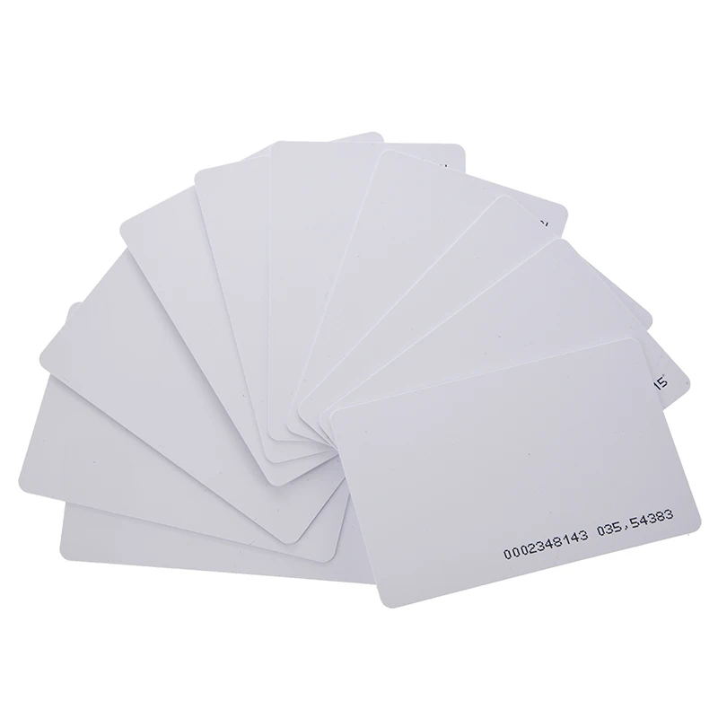 125 кГц бесконтактная RFID карта доступа к двери Wht 10 шт