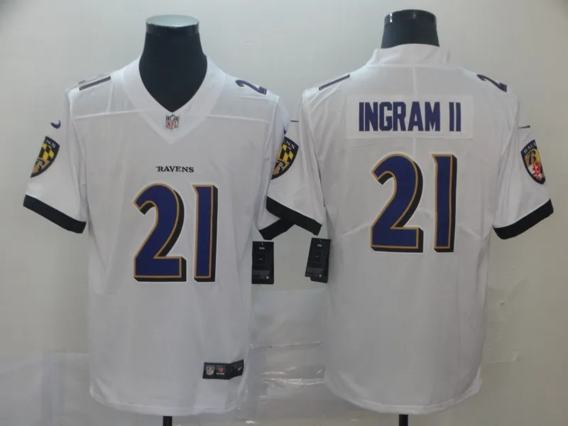 1 Мужская майка Baltimore#21 Ravens Mark Ingram - Цвет: 1