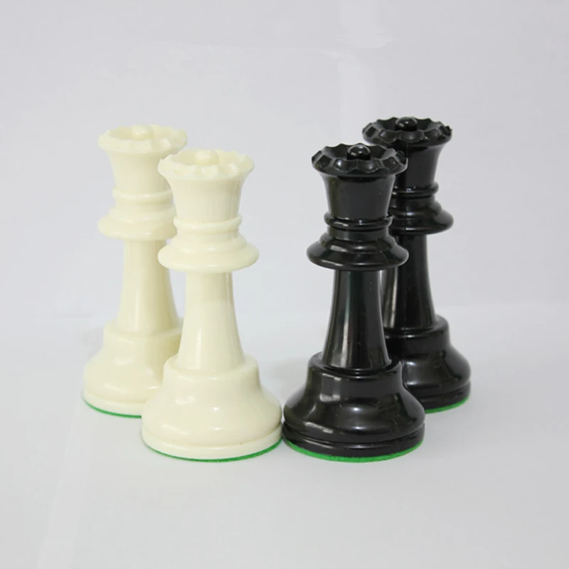 International Standard Chess Game Set Competition King 97mm(3.82inch) Large Plastic Chess Set with Chessboard 4 Rear Game Yernea board game magnetic chess set
