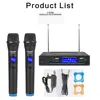 Wireless Microphone G-MARK G210V 2 Channels VHF Professional Handheld Mic For Party Karaoke Church Show Meeting 6