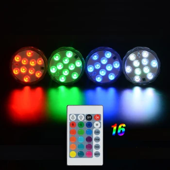 

Led RGB Lamp Holiday Light RGB Fish Tank Light Battery Operated Underwater Night Lamp Outdoor Vase Garden Party Decoration