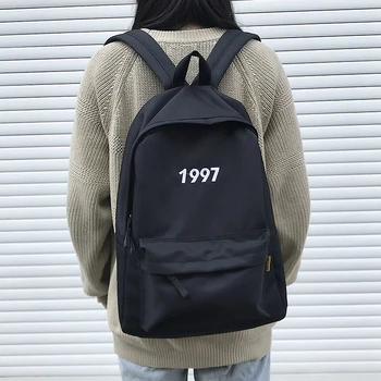 

Women Nylon Backpack New School Bag For Teenage Girls Fashion Backbag 15.6 Inch Laptop Rucksack Shoulder Mochilas Female Bagpack