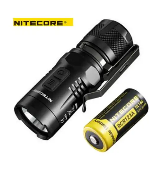 Nitecore EC11 Мини светодиодный фонарик CREE XM-L2 U2 светодиодный 900 люмен фонарик вспышка света от RCR123A батарея для кемпинга - Испускаемый цвет: include battery