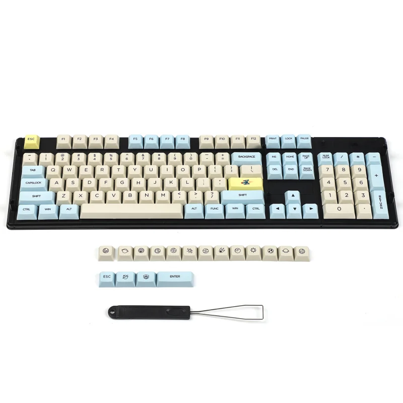 Moon 121 key Moon Landing Mars Colony XDA Profile PBT 121 165 Keys Dye Sub Keycap набор подходит для механической клавиатуры MX Switches - Цвет: Moon 121 key