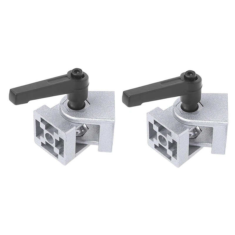 

Best Die Cast Zinc Alloy Flexible Pivot Joint Connector with Handle Corner Hinge for Aluminum Extrusion Profile 30S