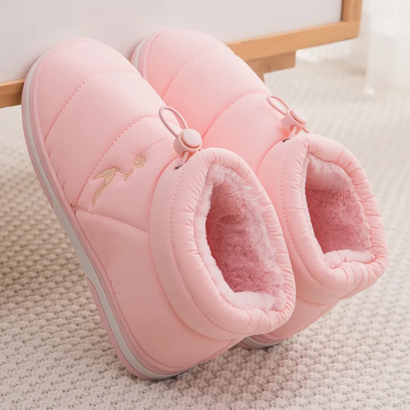 

Women Winter Warm Fur Slippers Women Slippers Cotton Lovers Home Slippers Indoor Plush Size House Shoes Woman Warm Boots