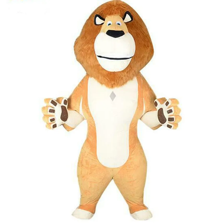 

2.6m Inflatable Lion King Mascot Costume Cosplay Suit Adult Party Game Dress Factory Whoelsale +++