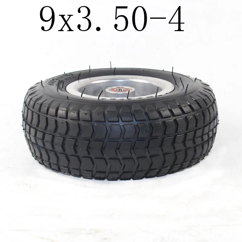 Высокая производительность 9X3. 50-4 пневматические шины с ободами для электрического скутера газовый скутер карманный велосипед Электрический трехколесный велосипед