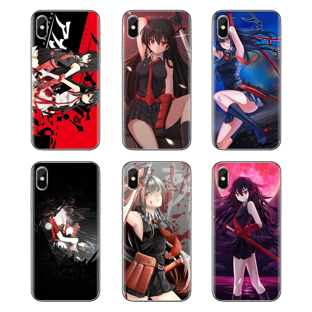 Akame Ga Kill Anime zerochan Manga For Huawei G7 G8 P7 P8 P9 P10 P20 P30 Lite Mini Pro P Smart Plus 2017 2018 2019 Soft Bag Case |