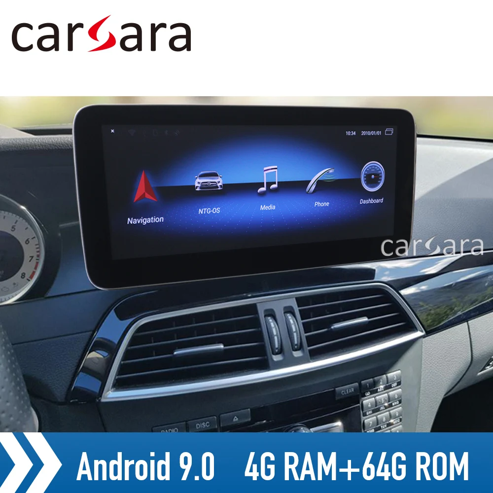 Android 9 C класс W204 4G ram Навигация экран Авторадио дисплей C180 головное устройство радио монитор C200 comand NTG обновление планшета