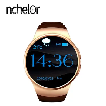 

Bluetooth Smart Watch Touch Screen Support SIM /TF Card Heart Rate Monitor Smart Bracelet for Men Compatible with IOS Android