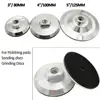 SHDIATOOL 4inch Aluminum base backer pads for polishing pads sanding discs abrasive disc  M14 Thread, 100mm back pad ► Photo 2/5