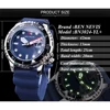 BEN NEVIS Sport Series Quartz Watch Men Navy Blue Dial Waterproof Men's Wristwatch Clock Rubber Watch Strap Hombres Relojes ► Photo 3/6