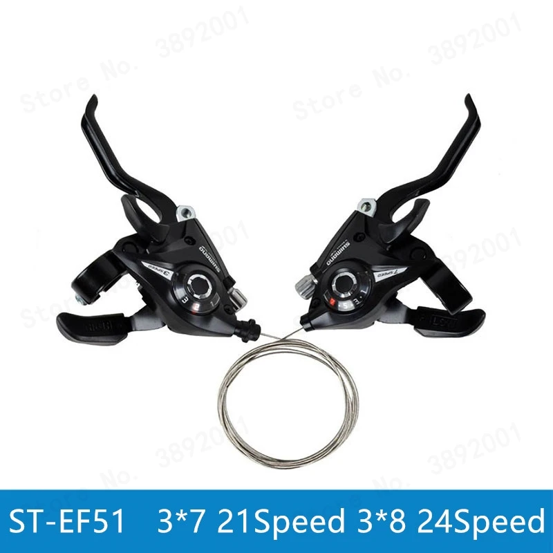 Новый велосипед EF51 переключатели ST-EF51-7 ST-EF51-8 горный набор рычагов переключения