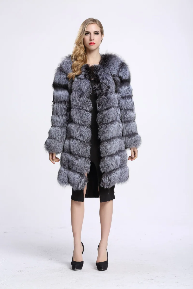Savabien Luxury Long Faux Fox Fur Coat Patchwork Long Sleeve Furry Soft Women Plus Size Faux Fur Jacket Streetwear Female Coats