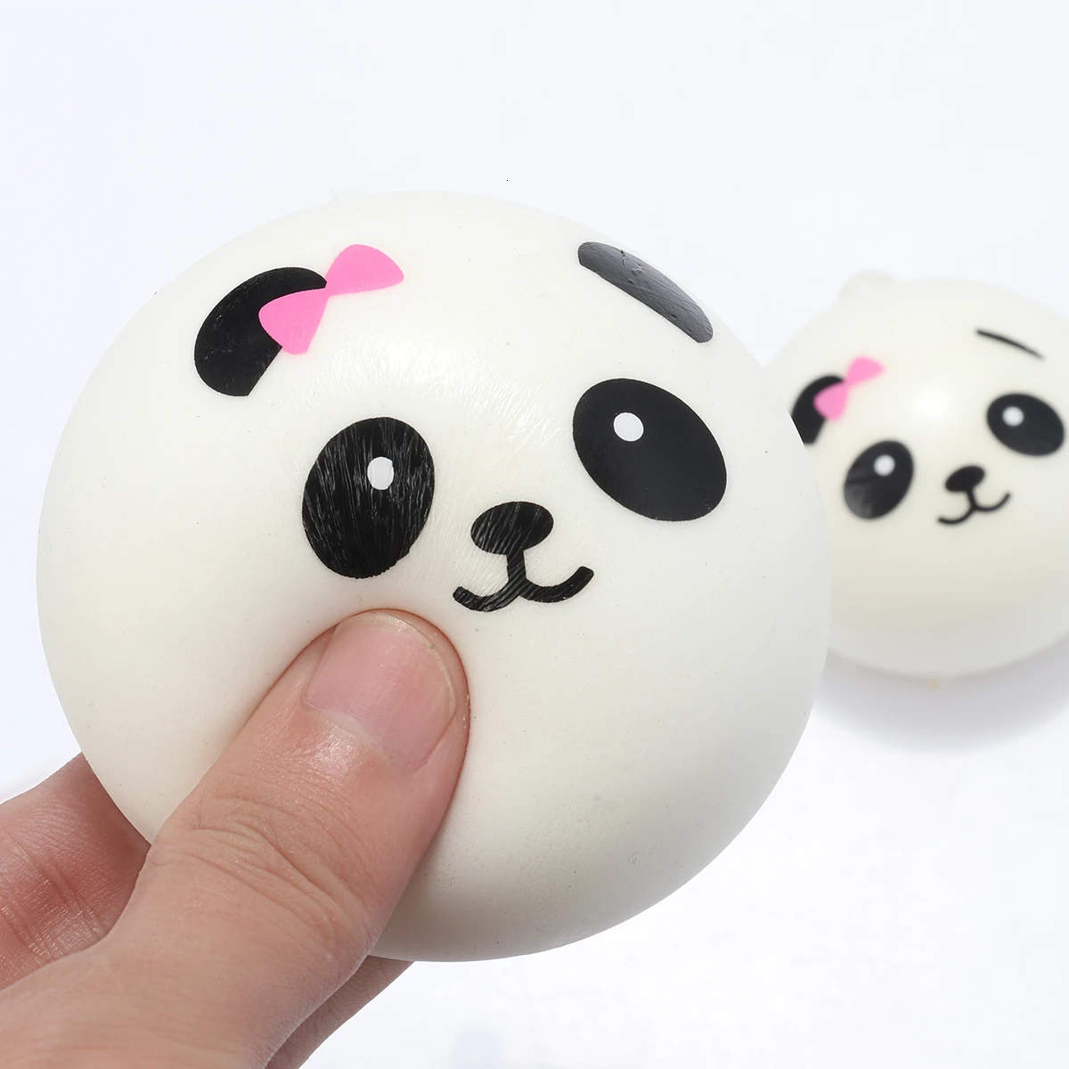 Cute Squishy Venting Ball Joke Toy Squishi Kawaii Simulation Antistress PU Cartoon Panda Squeeze Toys For Children