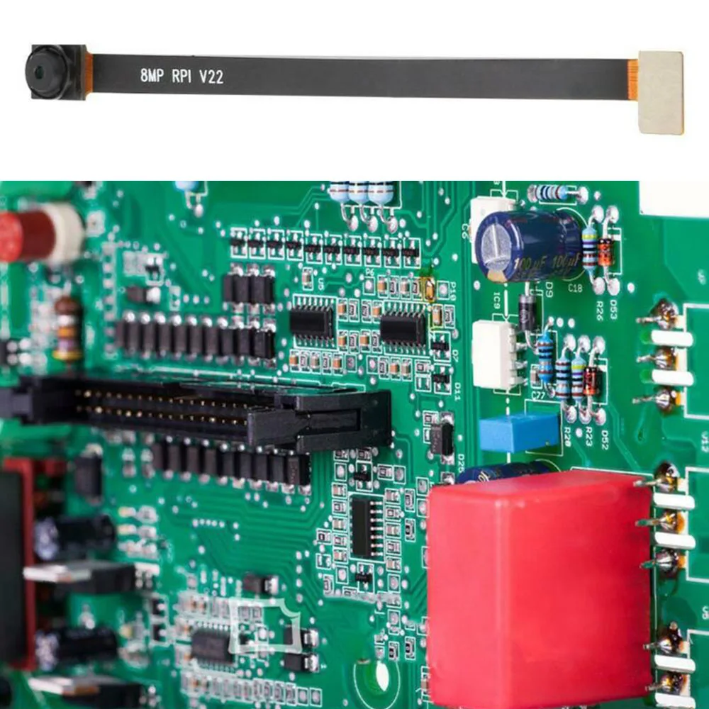 1 шт 1080P HD плата модуля камеры 8MP 77,6 ° FoV прочный для Raspberry Pi 2/3/B