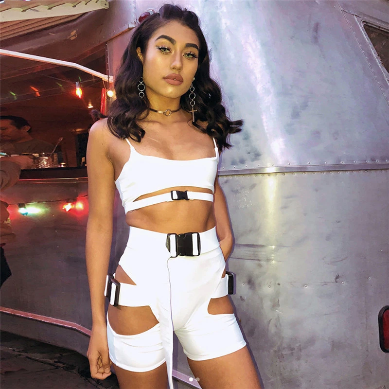 neon orange crop tank top